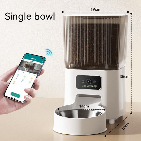 Comedero Automático con WiFi y Cámara para Mascotas