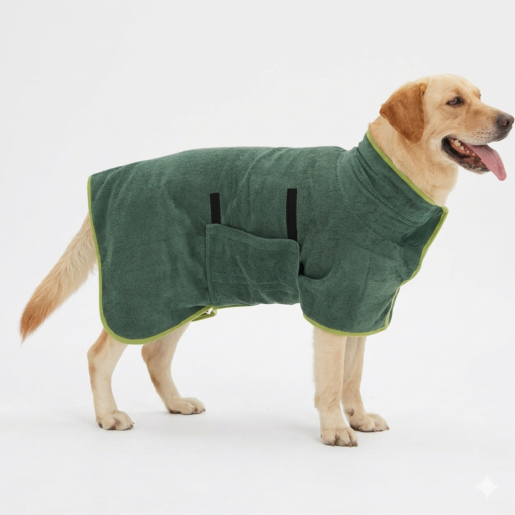 Albornoz de Secado Rápido para Perros