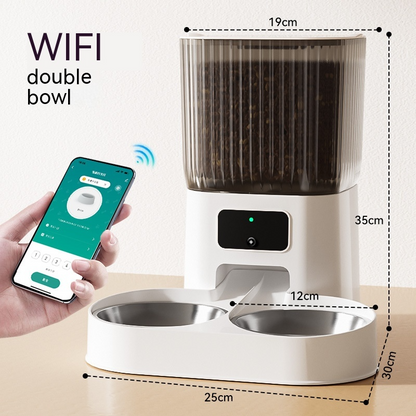 Comedero Automático con WiFi y Cámara para Mascotas