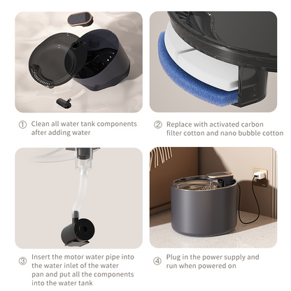 Fuente de Agua Automática para Mascotas