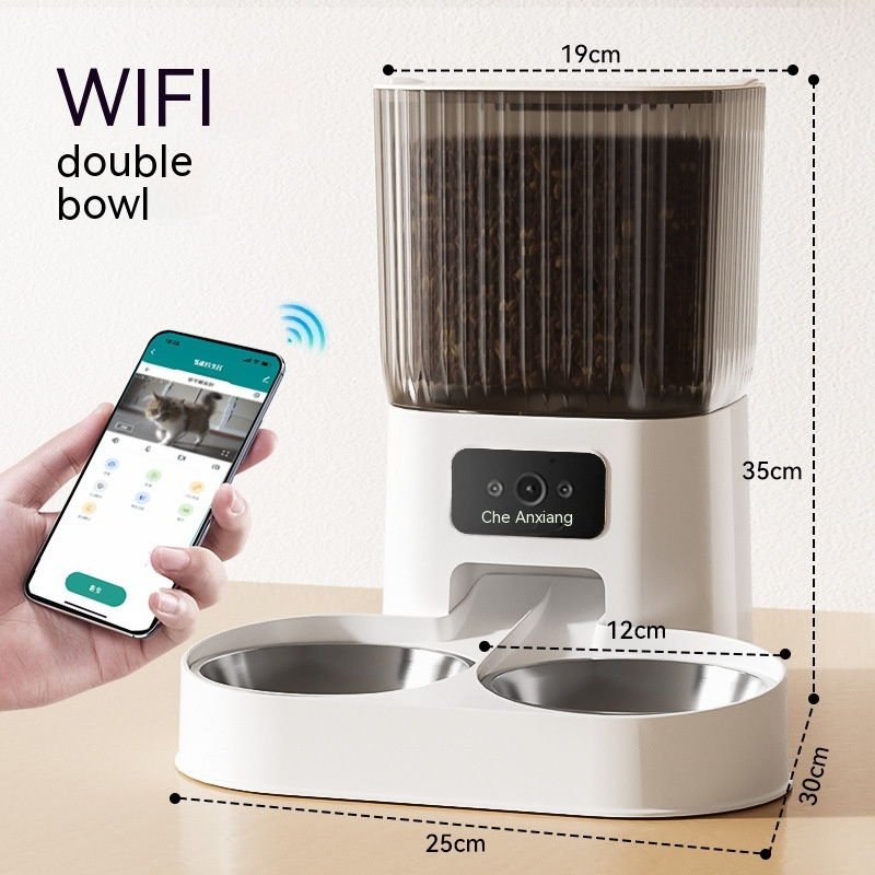 Comedero Automático con WiFi y Cámara para Mascotas