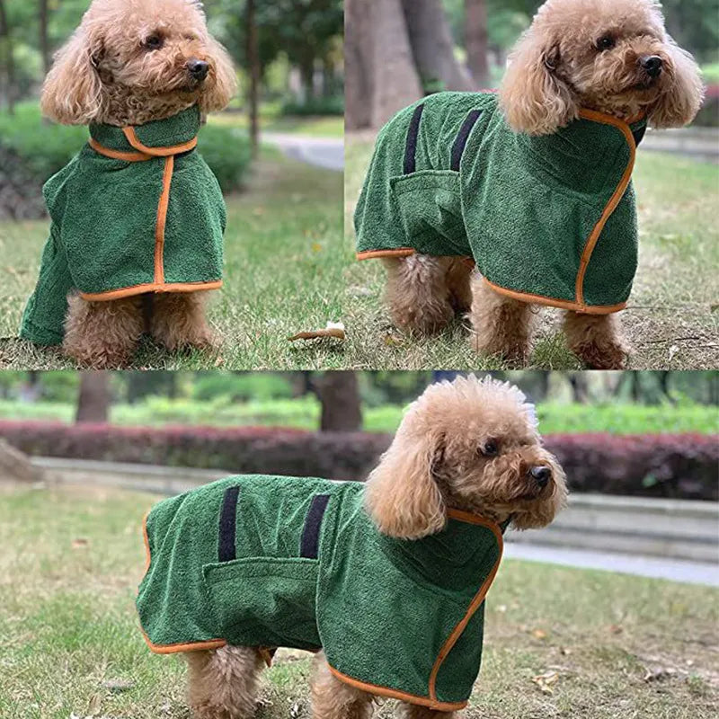 Albornoz de Secado Rápido para Perros