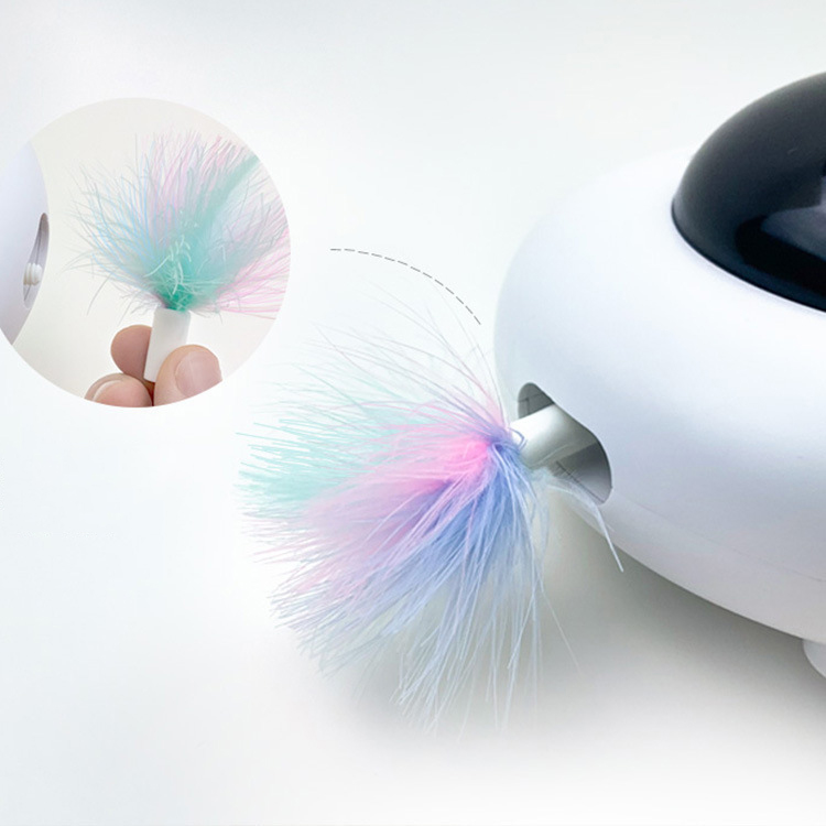 Juguete UFO Giratorio para Gatos con Sensor