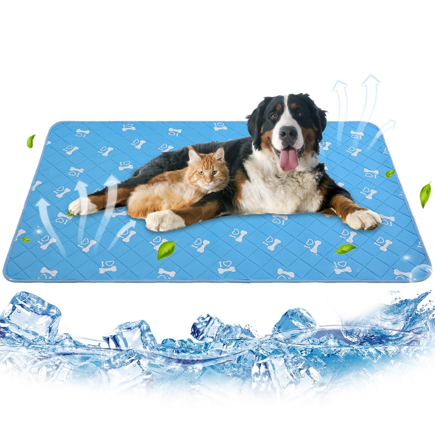 Tapete Refrescante de Seda Helada para Mascotas
